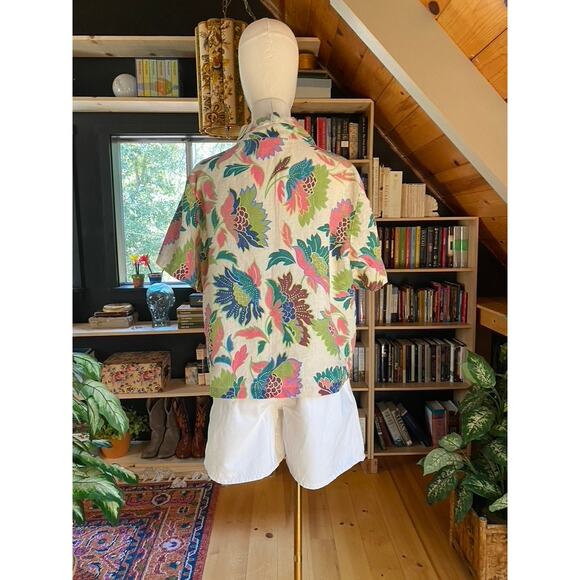 Floral Linen Shirt - Picture 3 of 7